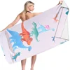 Dinosaur Series  Beach Towel Microfiber Bath Towels Yoga Mat Sport Swimming Towels Absorbent Bath Towel For Girl Kids Gifts