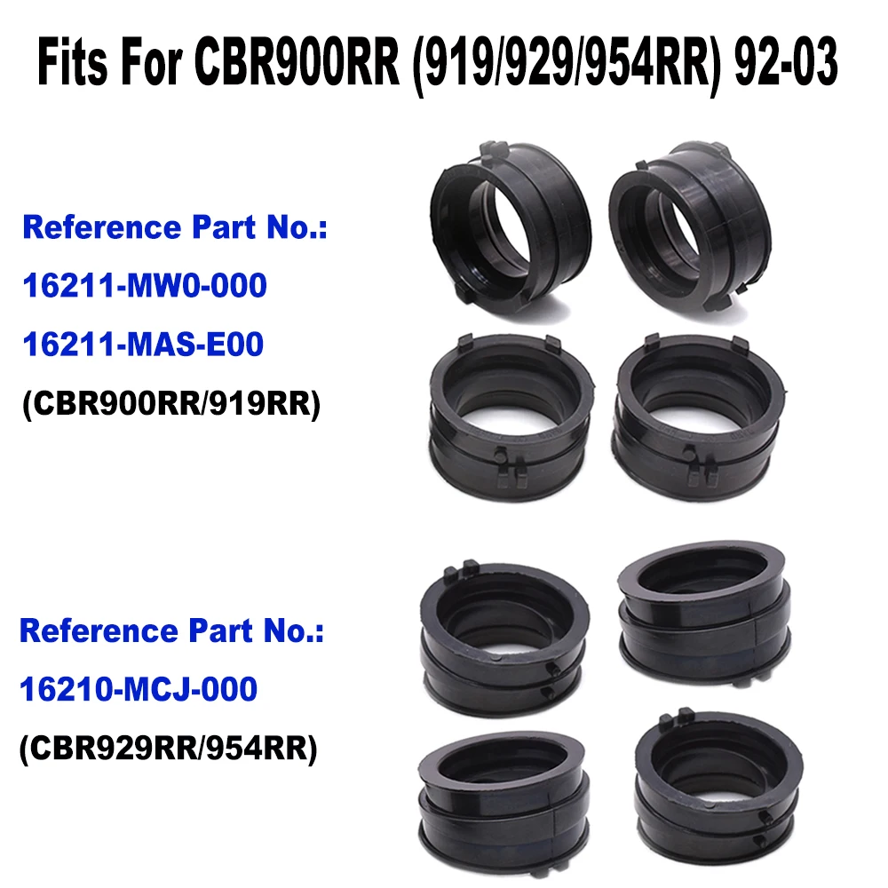Соединительные впускные коллекторы карбюратора, изоляторы багажника для Honda CBR900RR CBR919RR CBR929RR CBR954RR Fireblade 1992-1999 2000-2003