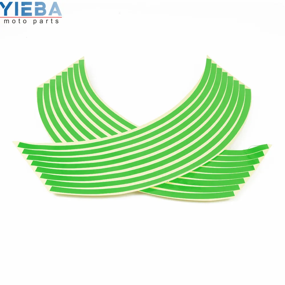 

Motorcycle Sticker Car Wheel Tire Stickers Reflective Rim Band Exterior Accessories for Kawasaki ZR-7 ZR 7 ZR7 1400 GTR NINJA250
