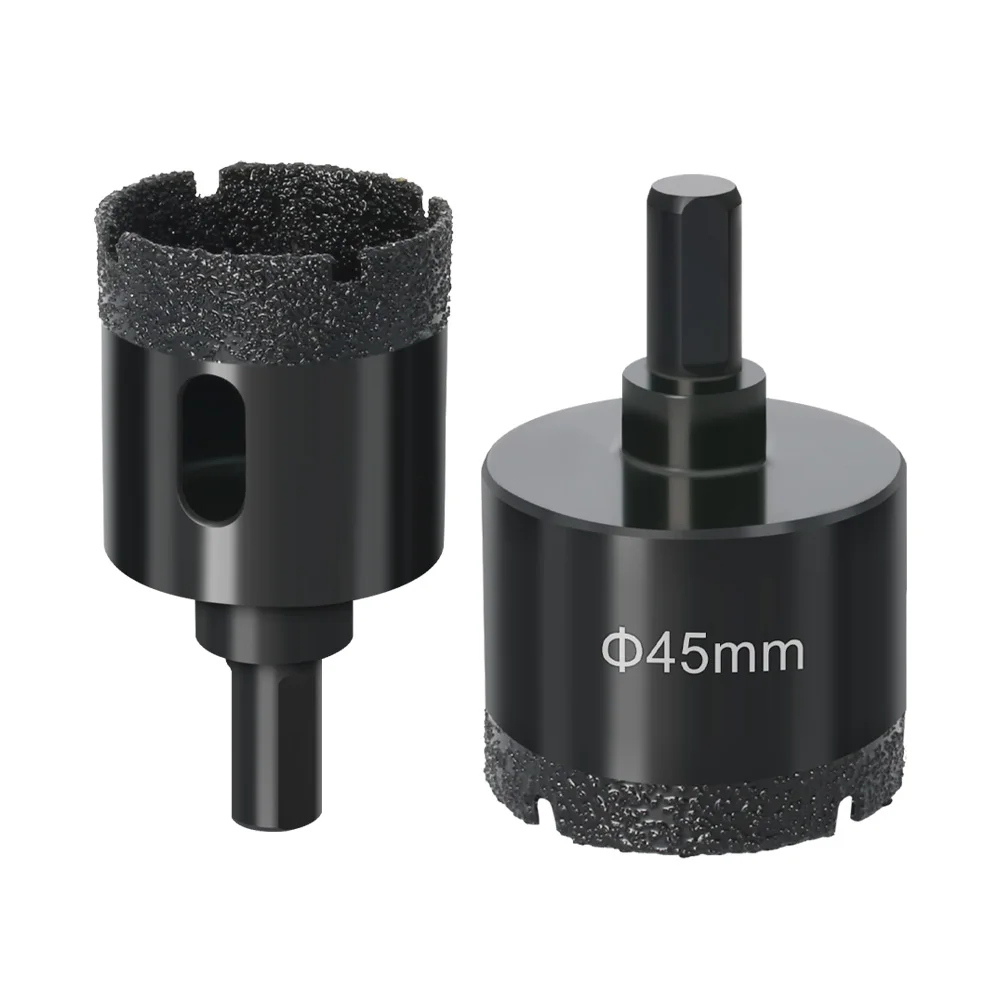 Drill Bit Diamond Brazed Core Dry 1Pc 5-200mm for Porcelain Tiles Marble Glass Granite Hole Cup Saw Cutter Accessories Cutting