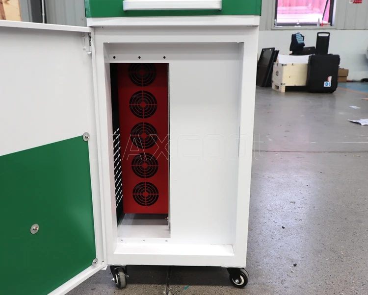 Portable Laser Cleaning Wood Paint Pulsed JPT 200w 300w 500w Fiber Laser Cleaning Machine for Wooden Furniture 4