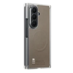 Magnetic Trifold Wireless Charging Shockproof Slim Phone Case for Samsung Galaxy Z TriFold (Coffee)