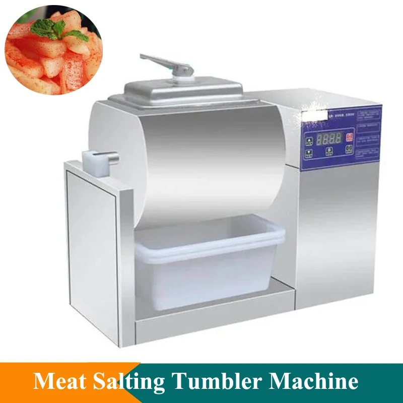 

18L Large Capacity Stainless Steel Automatic Vacuum And Non-Vacuum Computer Pickling Machine Meat Salting Tumbling Machine
