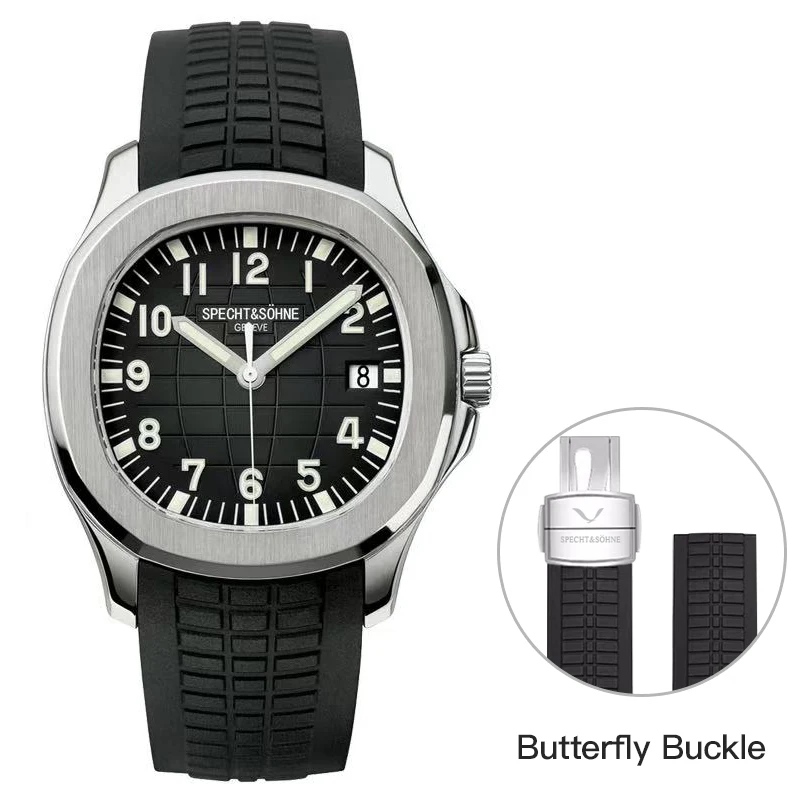 40MM Automatic Mechanical Watch for Men Miyota 8215 Sapphire Crystal Waterproof - Picture 25 of 32