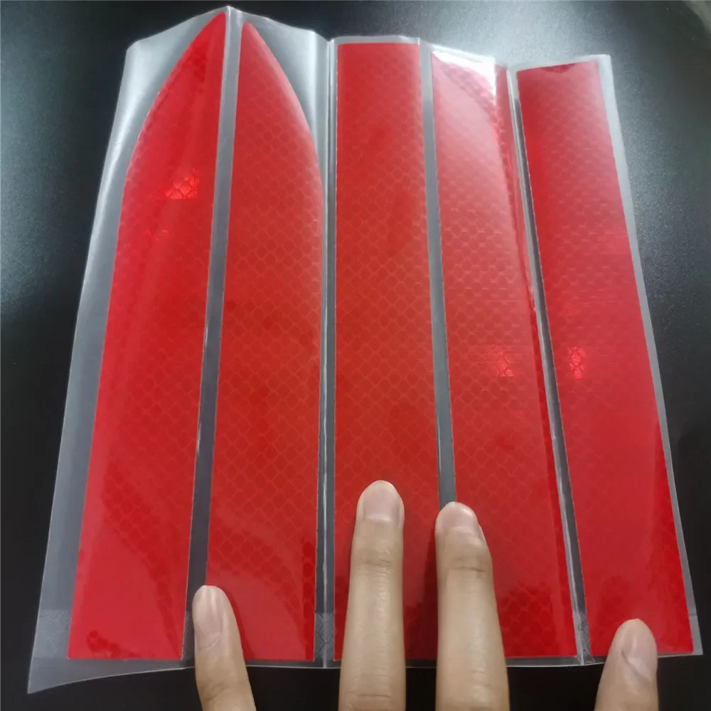 Car Reflective Sticker Warning Strip Tape for Tesla Aston Martin Volvo Mazda Suzuki Isuzu Daihatsu