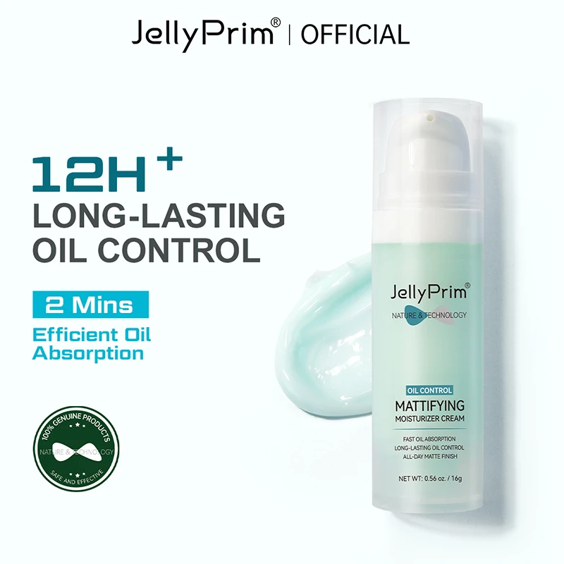 JellyPrim Moisturizer Face Cream Hyaluronic Acid Smoothing Brightening Facial Creams Skin Care