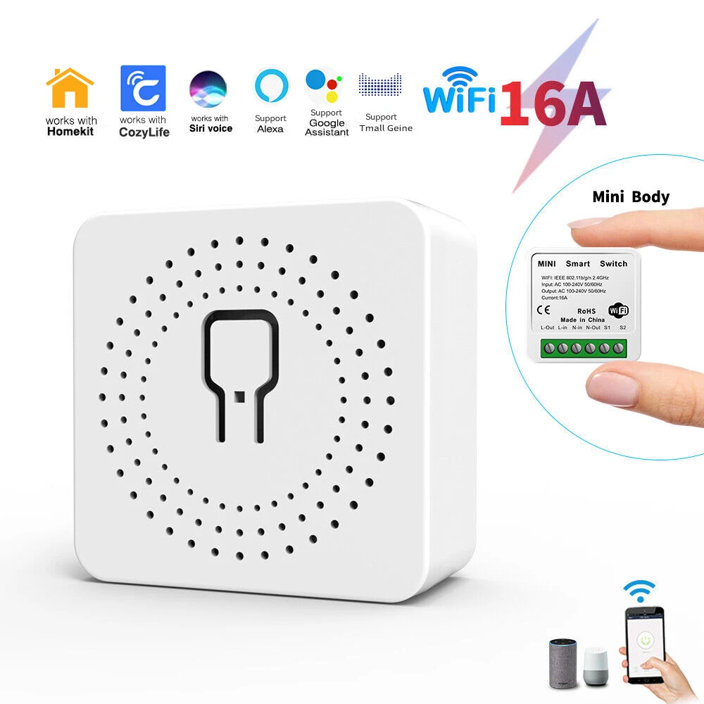 Smart Home WiFi Relay Module for Voice-Controlled Automation