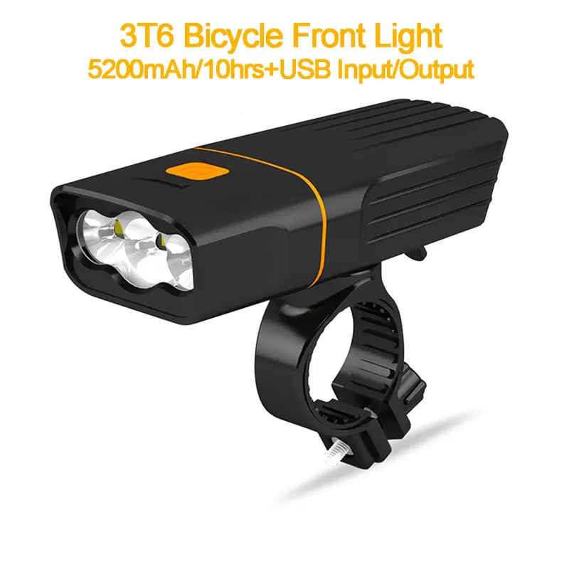 18650 Rechargeable Bicycle Light USB Outdoor MTB Bike Front Lamp 3T6 Led Cycling Handlebar Headlight For Safely Night Riding - Image 8