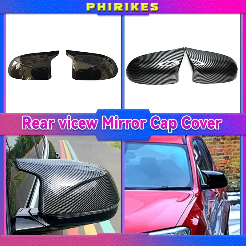 

Car Side Door Rearview Side Mirror Cover Cap For BMW F15 X5 F16 X6 F25 X3 F26 X4 Parts styling