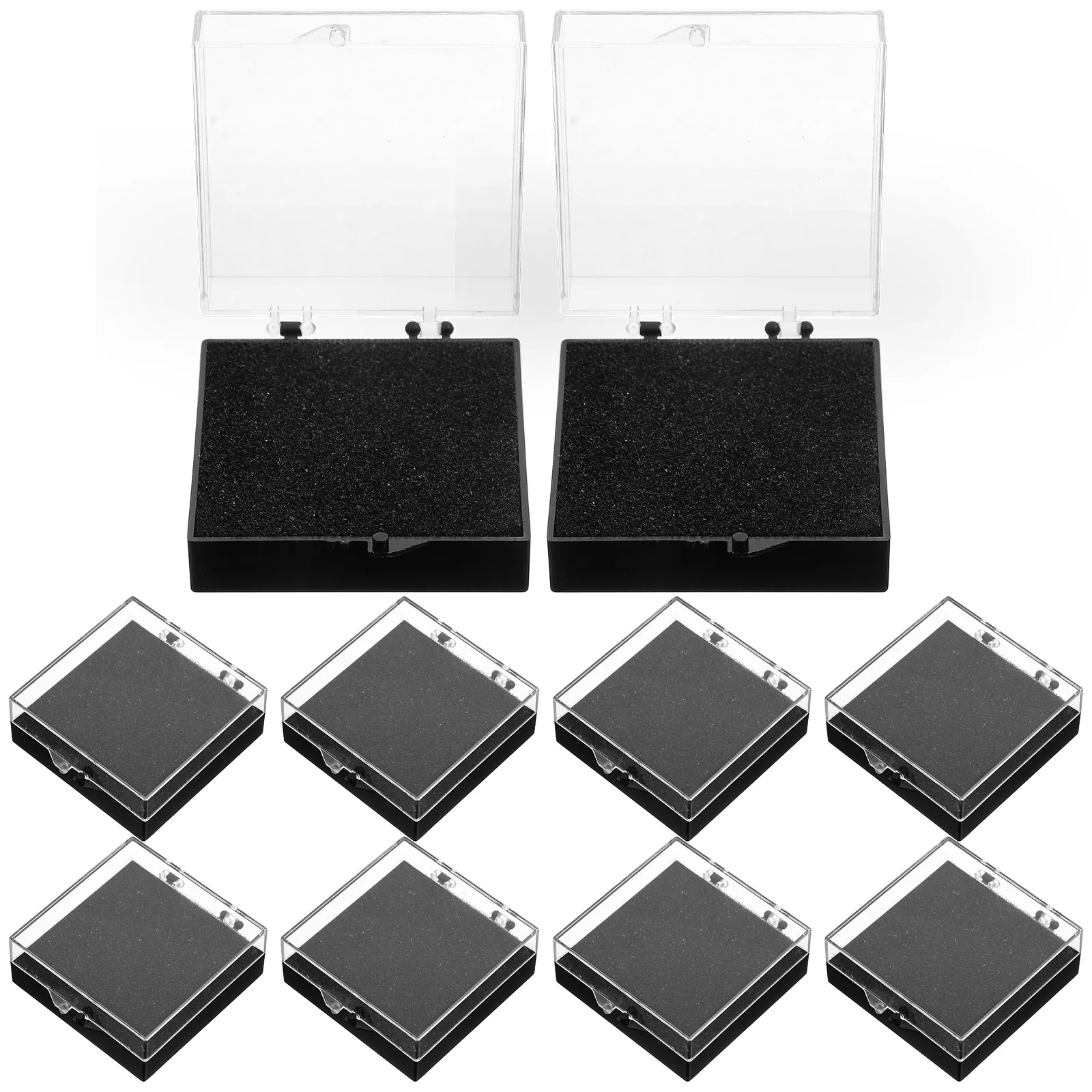 

10pcs Pin Badge Display Case Badge Box Personal Badge Collectibles Lapel Pin Organizer