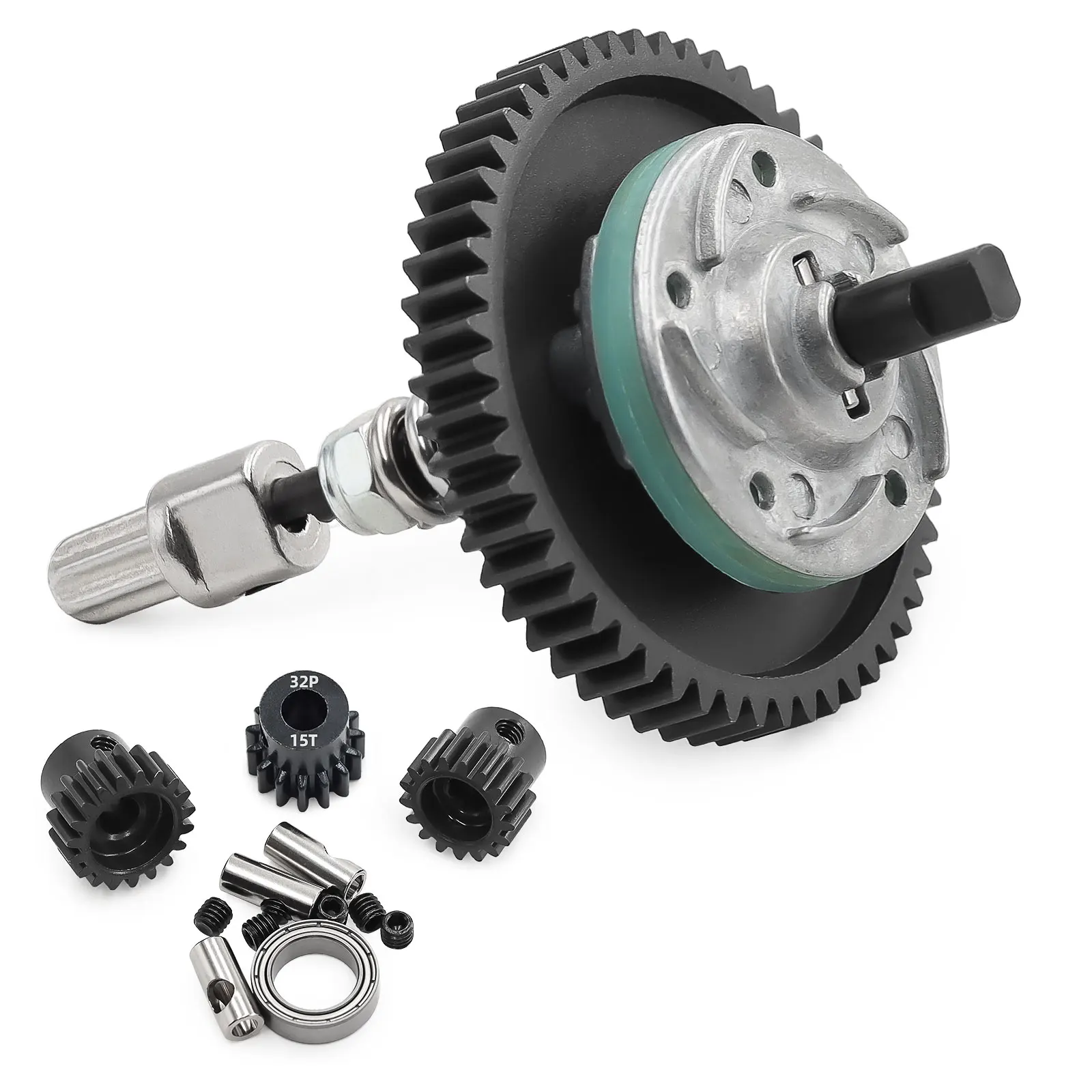 Kit de roues en métal pour crawler buggy RC - 1 ensemble blanc