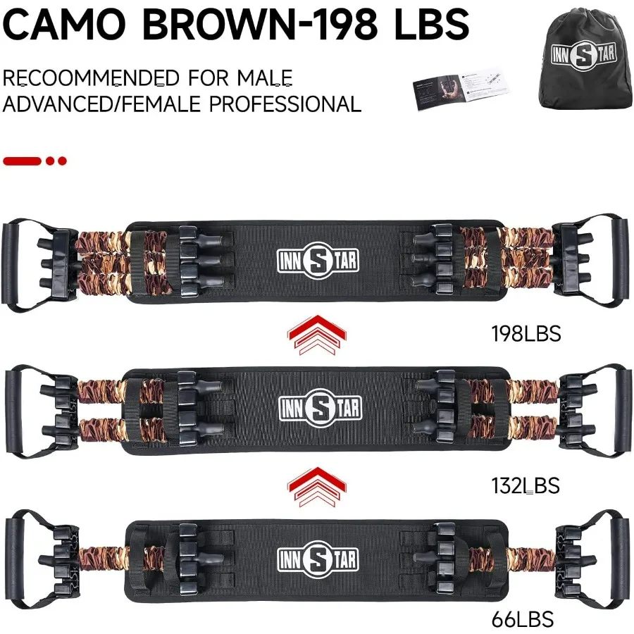 Multi-Function Resistance Bands for Working Out, Push Up Exercise Bands Resistance Bands Set for Bench Press Gym Equipment, Home