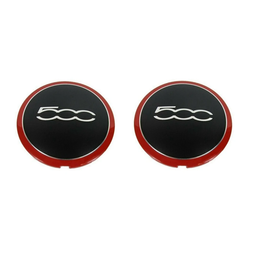 2PCS 133Mm Wheel Centre Hub Cap for Fiat 500 Abarth 68078419AC