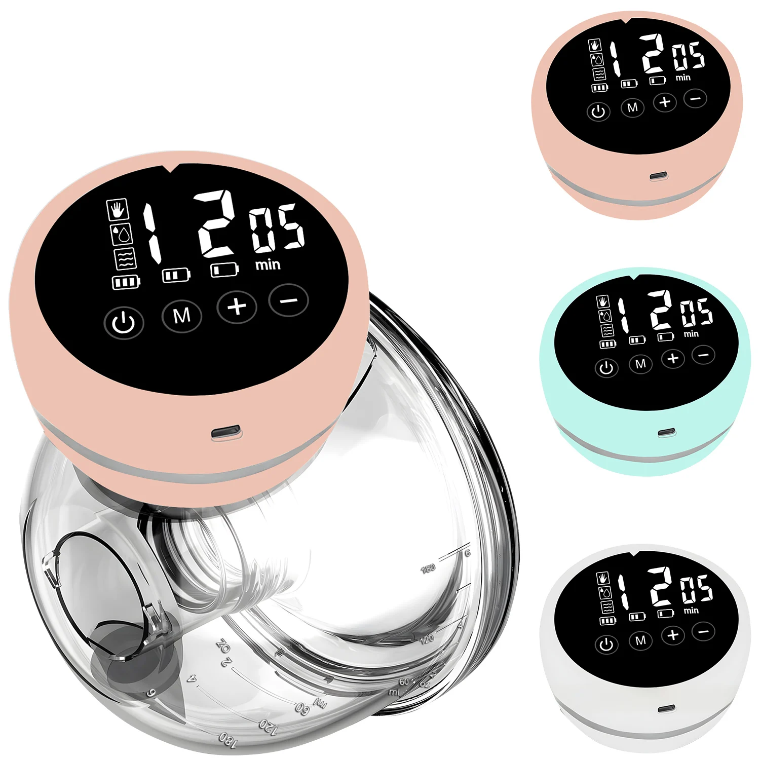 Electric Breast Pump Wearable Hands Free Portable Milk Extractor_voghion.com