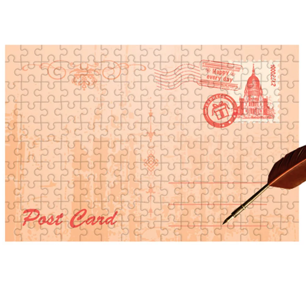 Mini Puzzle Children Adult Educational Toy Landscape Oil Painting Test Tube Puzzle Paper Blind Box Random Pattern 150-piece Gift