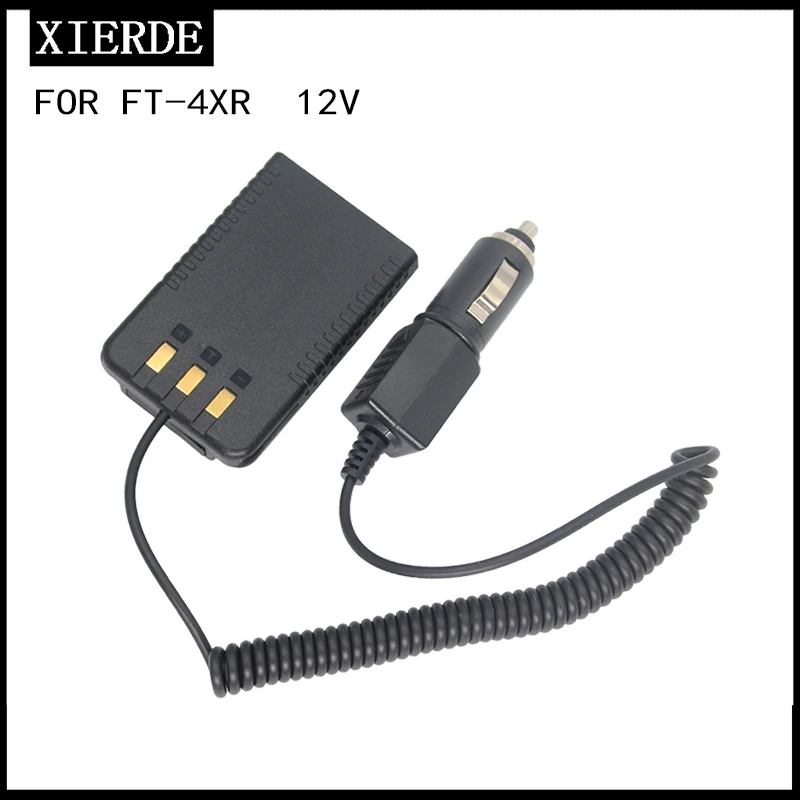 Xierde Per Yaesu Ft-4Xr Eliminatore Di Batterie Radio 12/24V Elettricità Fornita Da Accendisigari Per Auto
