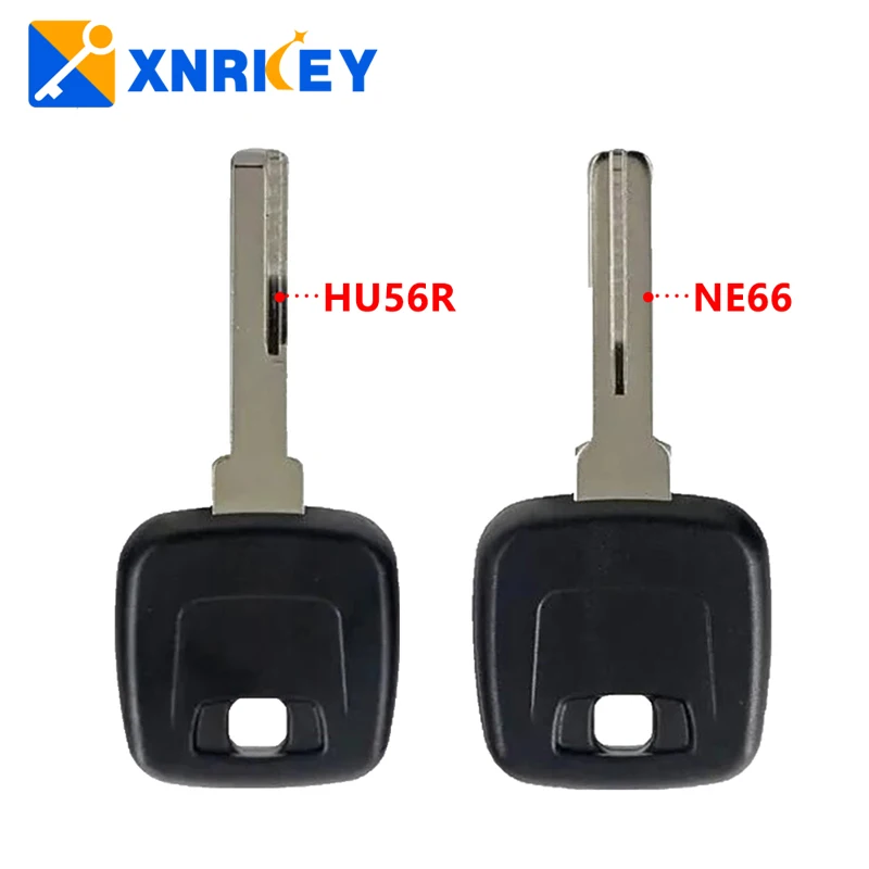 

XNRKEY Transponder Car Key Shell For VOLVO S40 V40 V7 S60 S80 XC70 Replacement Fob ID48/ID44 Chip Uncut HU56R/NE66 Blade Key