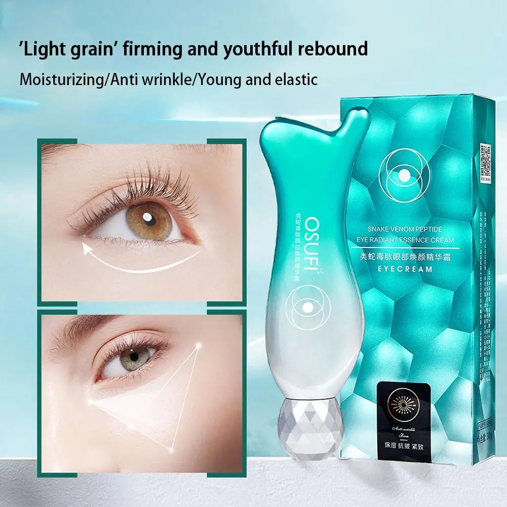 

Snake Peptide Eye Cream Magic Anti-Aging Remove Dark Circles Eye Bags Fine Lines Remove Firming Eye Serum Skin Care 30g