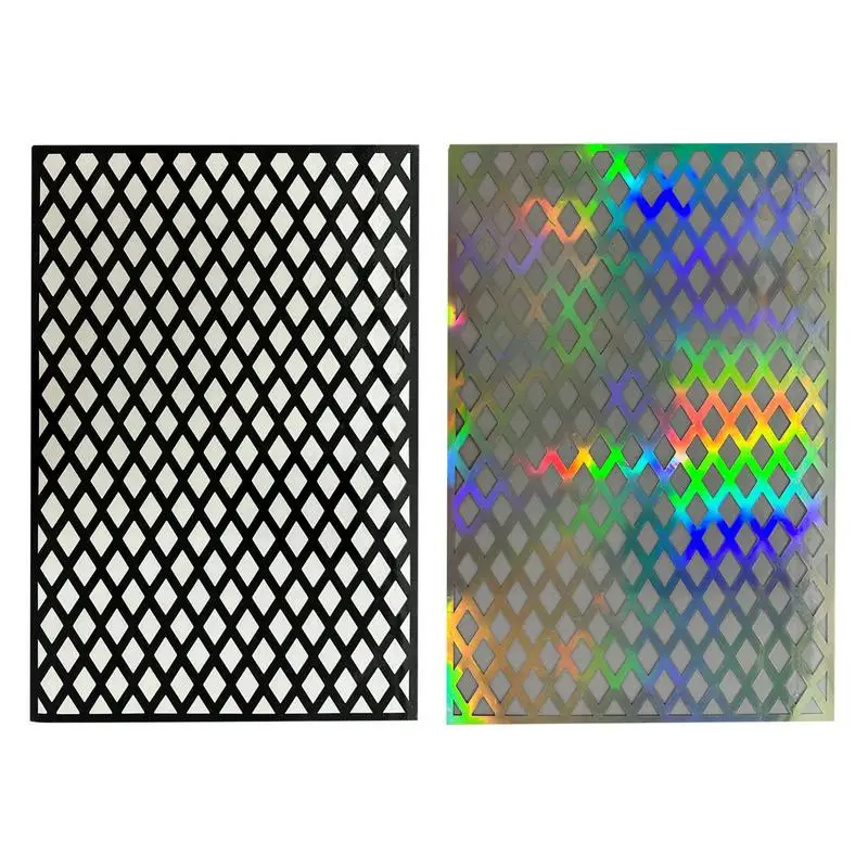 

Car Rear Tail Light Lamp Stickers Rhombus Shape Rear Lamp Decoration Self Adhesive Waterproof Tail Light Cover Car Accessories