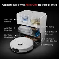 S8 Max Ultra Robot Vacuum and Mop Auto Mop Washing&Drying Smart Dirt Detection Self-Emptying 8000Pa Suction 20mm Mop Lifting 2