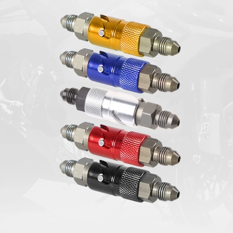 AN3 Schnellverschluss-Anschluss, Anschlussstück aus Aluminiumlegierung für Motorrad-Bremsleitung, Öl, Kraftstoff, Flüssigkeit – Detail 8