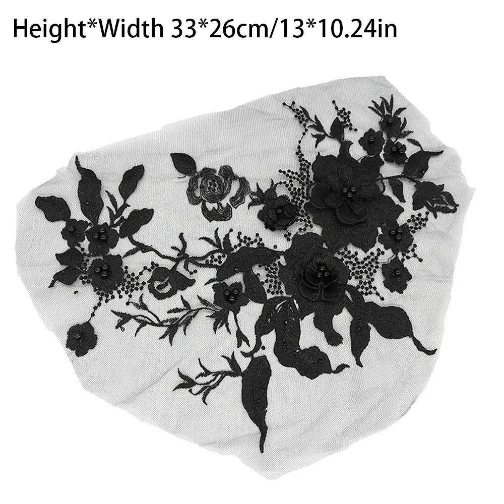 Sequin Embroidery Sequined Embroidery Patches DIY Lace Fabrics Applique Sequins Patches Stage Costumes