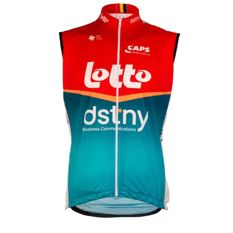 

WINTER FLEECE THERMAL 2024 LOTTO DSTNY TEAM Sleeveless Cycling Vest Mtb Clothing Bicycle Maillot Ciclismo Bike Clothes