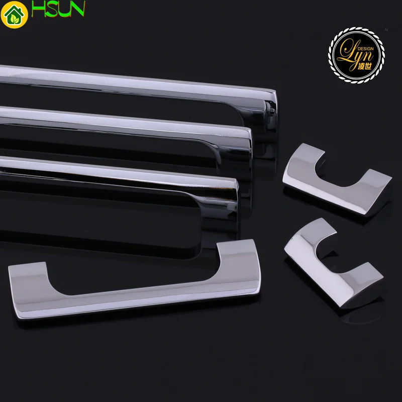 

Stainless steel hole pitch 32 / 96 / 128 / 160 / 192 I-shaped strip handle simple cabinet and wardrobe door handle