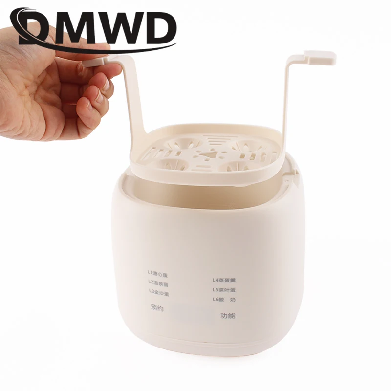 Electric Hot Spring Egg Boiler Steamer Custard Candy Heart Egg Steaming Cooker Poacher Heater Pan Yogurt Maker Breakfast Machine 5