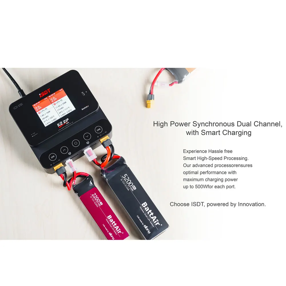 ISDT K4 K2Air K2 K1 Battery Balance Charger Discharger AC 400W DC 600W Smart Charger for Life/Lilon/LiPo/LiHv/Pb/NiMH Battery thumbnail 5