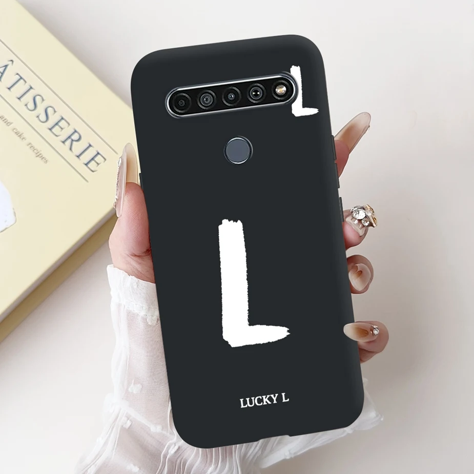 Cute Letters Cartoon Soft TPU Matte Phone Case Cover