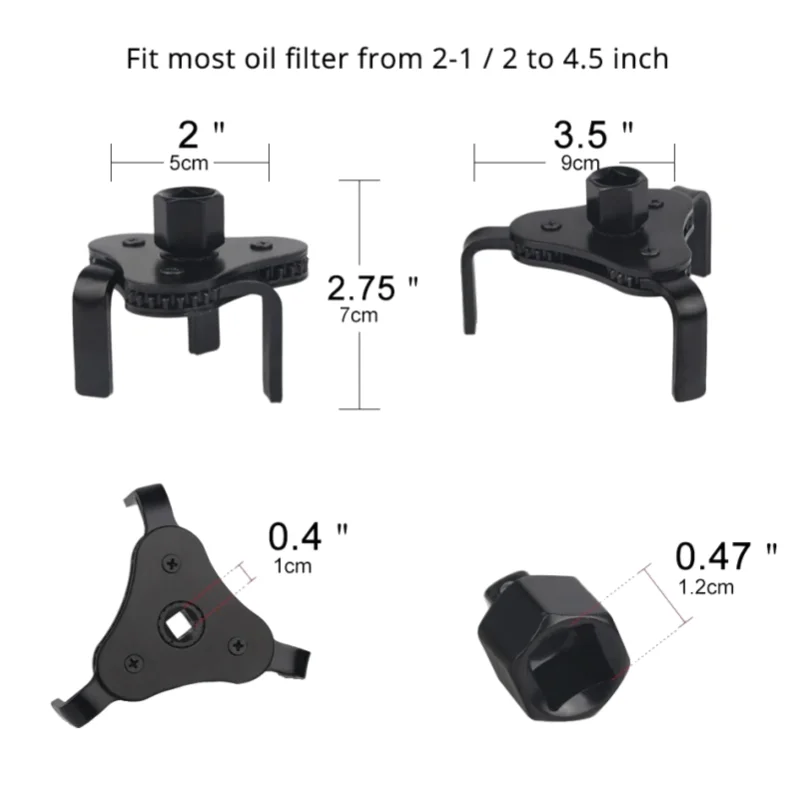 Universal Öl Filter Schlüssel Einstellbare Installieren Uninstallation Entfernung Schlüssel Reparatur Werkzeug Auto Reparatur Werkzeuge Entfernung Werkzeug – Detail 16