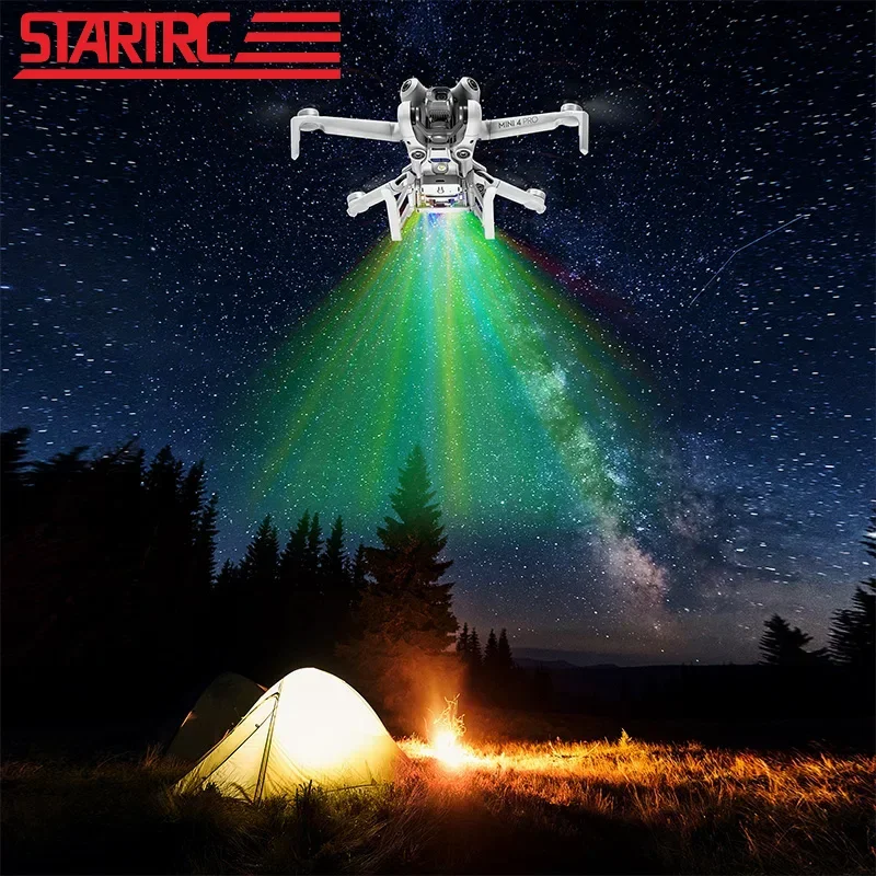 STARTRC Landing Gear with LED Light for DJI Mini 4 Pro Accessories Foldable Extendsion Leg Increase Protector Landing Skids