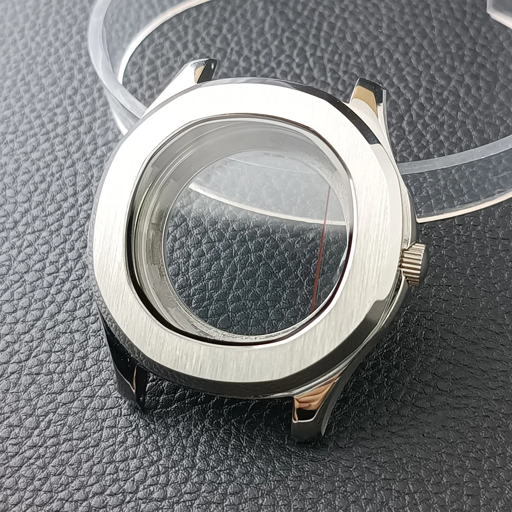 NH35 case 42mm zegarek męski koperta ze stali FIT NH35 NH36 akcesoria