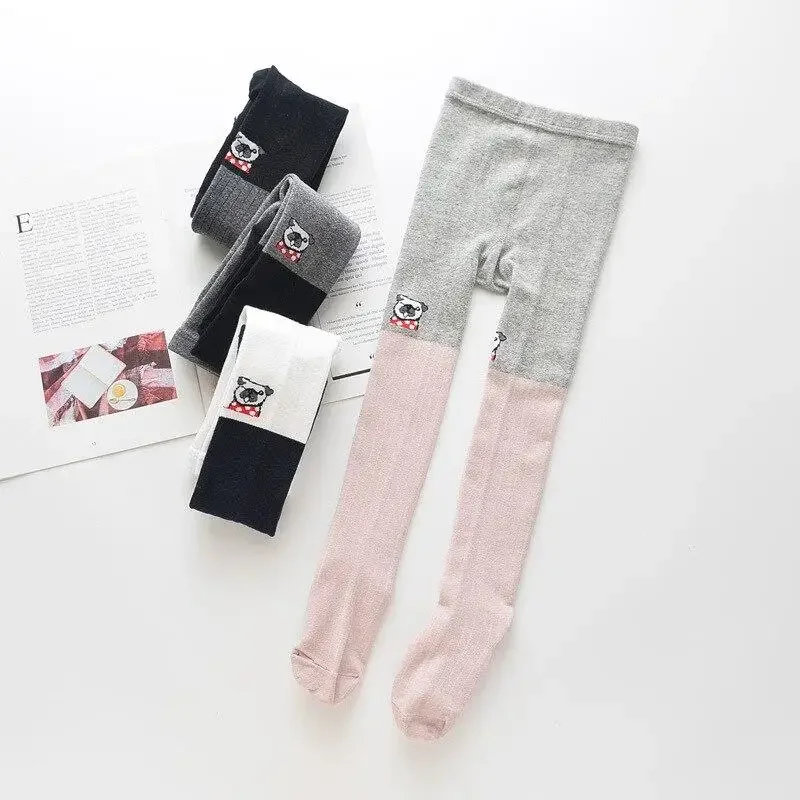 Cotton Tights for Girls Lovely Infant Baby Children Tights Cartoon Rabbit Star Stocking Toddler Stripe Stockings Girls Pantyhose