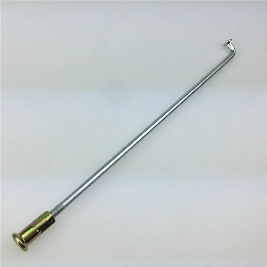40pcs 3.2mm-3.8mm-4mm for CG125 Jialing Motorcycle Hub Wheel Spoke Steel Thickened Right Angle Wire and Cap 17-18 Inch Wire