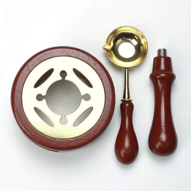 Retro Seal Kit with Silicone Stamps for Crafting and Soap Making