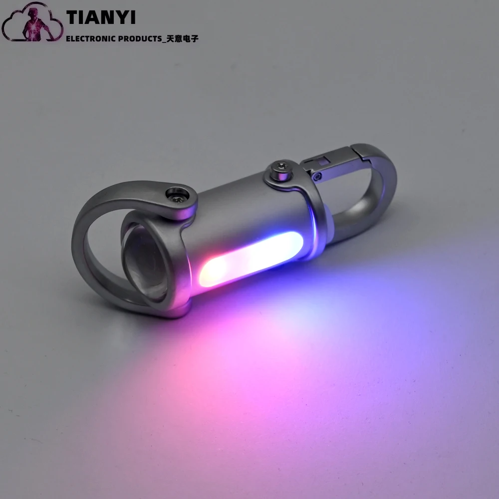 Lampe torche porte-clés led multifonction rechargeable usb-c_voghion.com