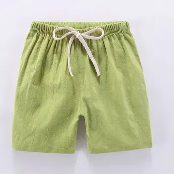 السراويل القصيرة الأطفال السراويل للبنين بنات ملابس القطن الصلبة تنفس الصيف عارضة الرياضة الشاطئ الاطفال السراويل مرونة الشباب 4