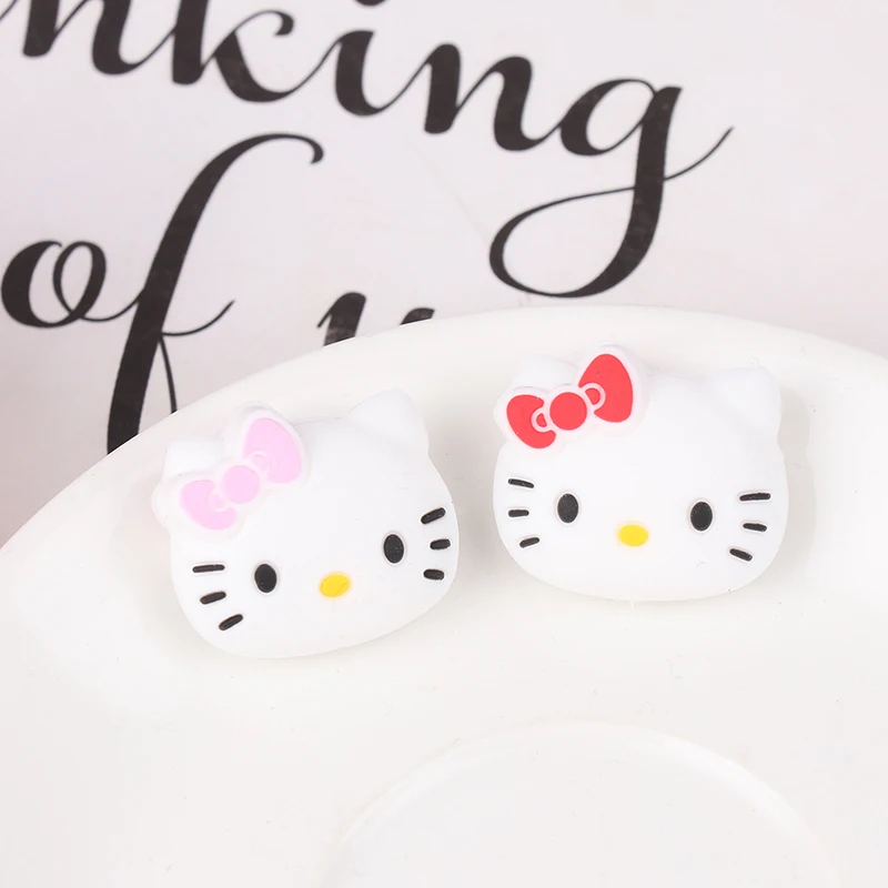 Amortisseurs Raquette Tennis Silicone - 6 Pièces Forme Patte De Chat - Blanc Rose - Réduit Les Vibrations - 3