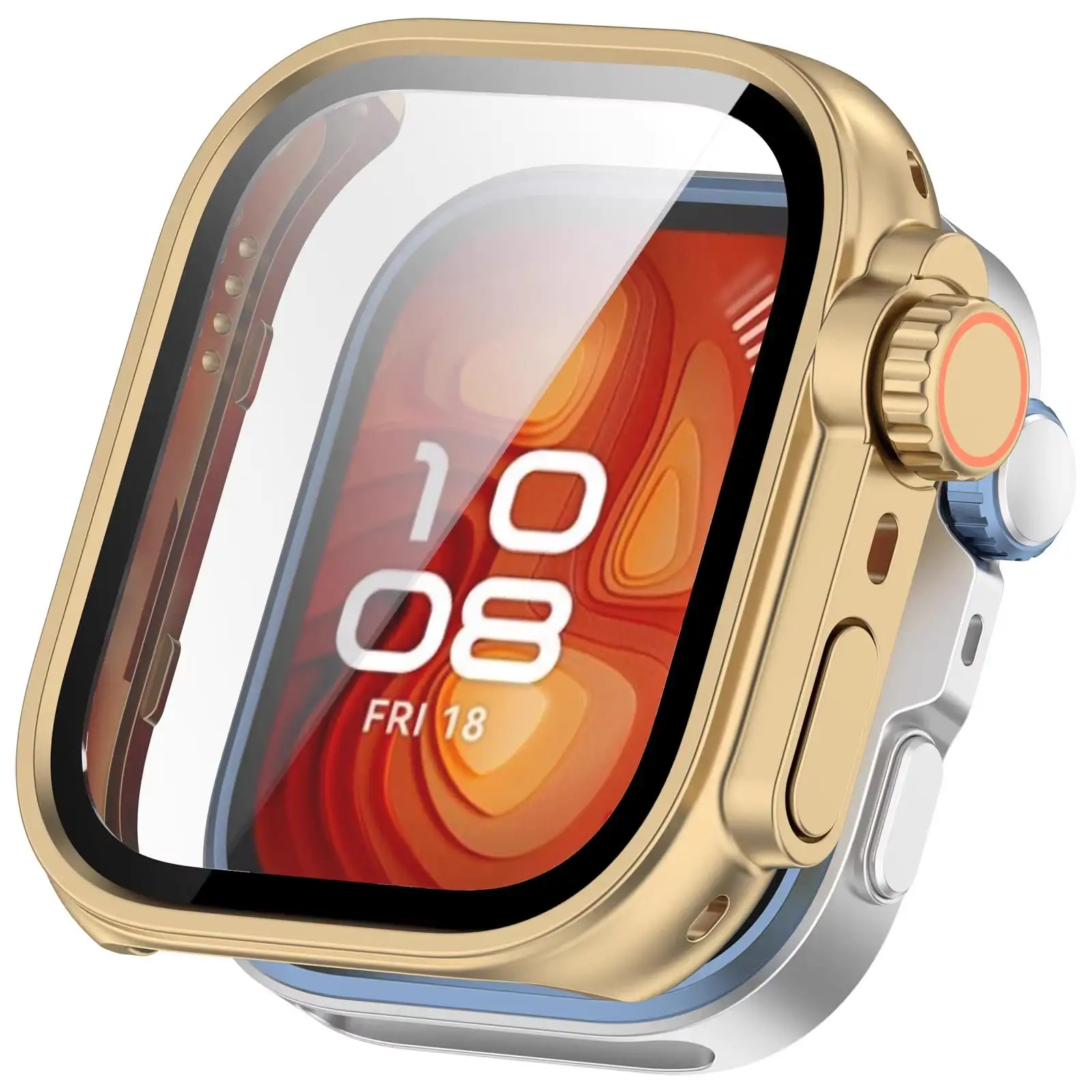 حافظة لهاتف هواوي ساعة فيت 4 برو واقي شاشة من الزج...