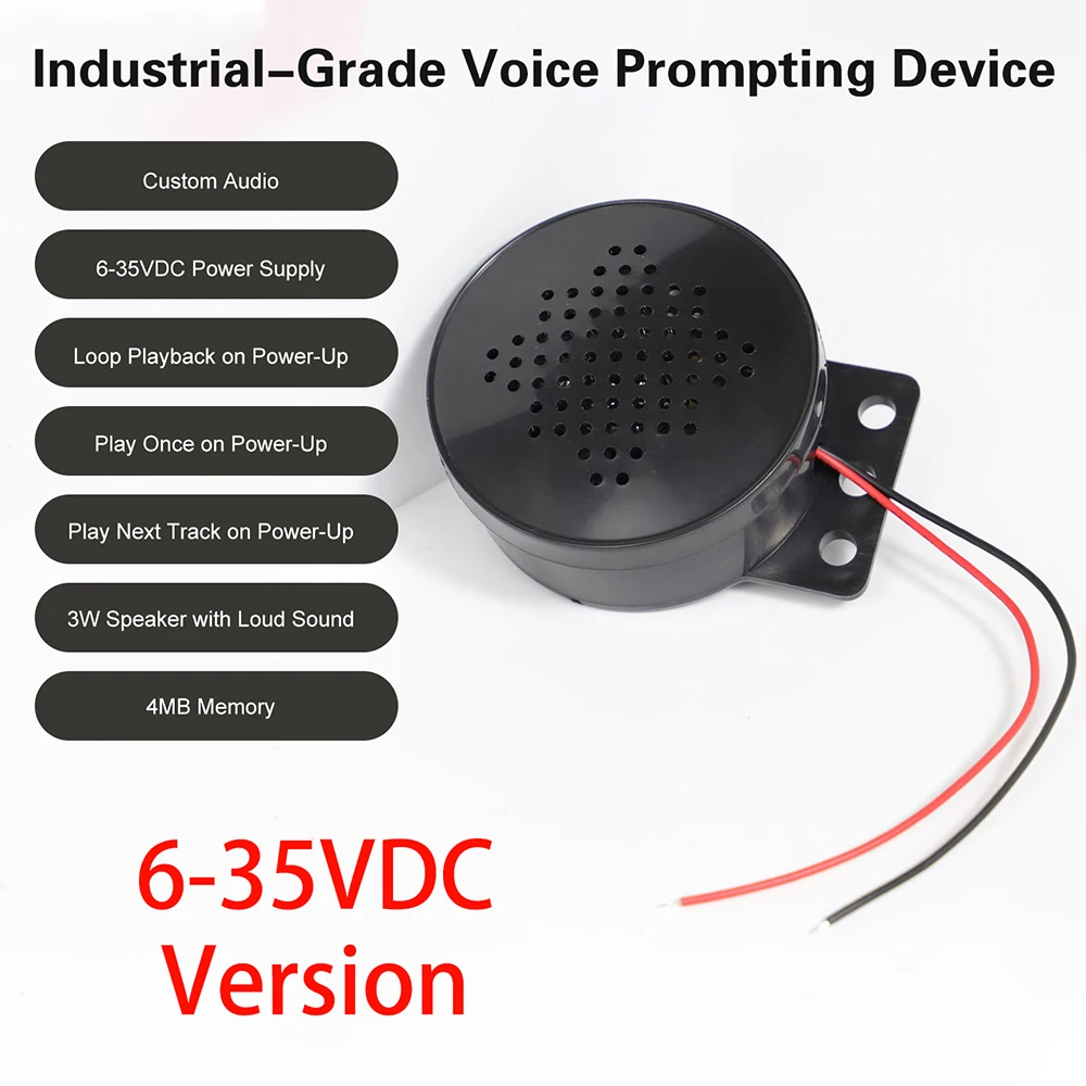 Voice Prompter MP3 Audio Module with Customized Playback and Start Voice Feature