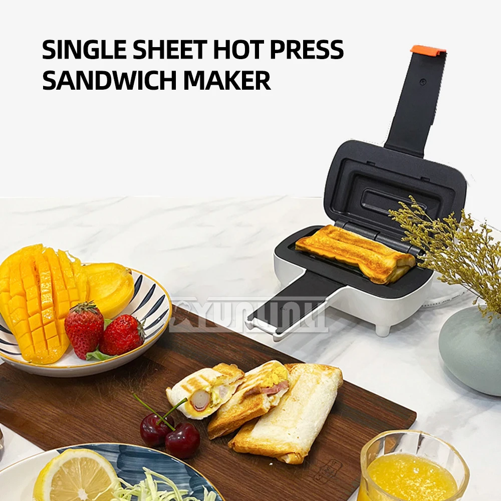 Household Breakfast Machine Sandwich Maker Machine Multifunctional Double-sided Heating Bread