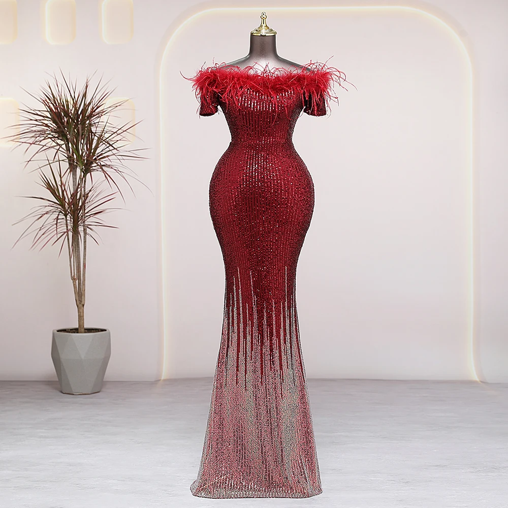 Pristina | Burgundy Boat-Neck Woven Maxi Dress With Cape Detail