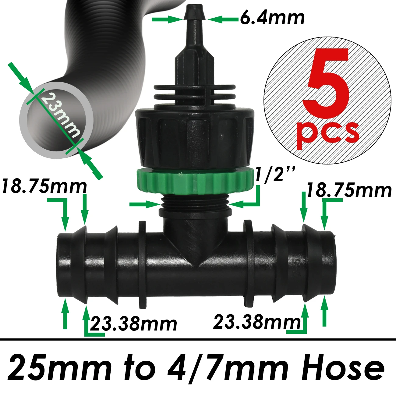 1inch to 4I7mm