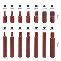 1/2Inch Drive Hex Bit Sockets H4 H5 H6 H7 H8 H10 H12 Metric Screwdriver Bits Socket Hand Tool For Torque Spanner Ratchet Wrench 2
