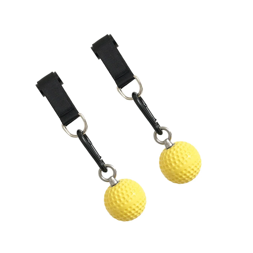 

1 Pair Climbing Grips Non- Hand Grips Strength Trainer Exerciser with Straps for Bouldering Kettlebells Fitness Workout Yellow