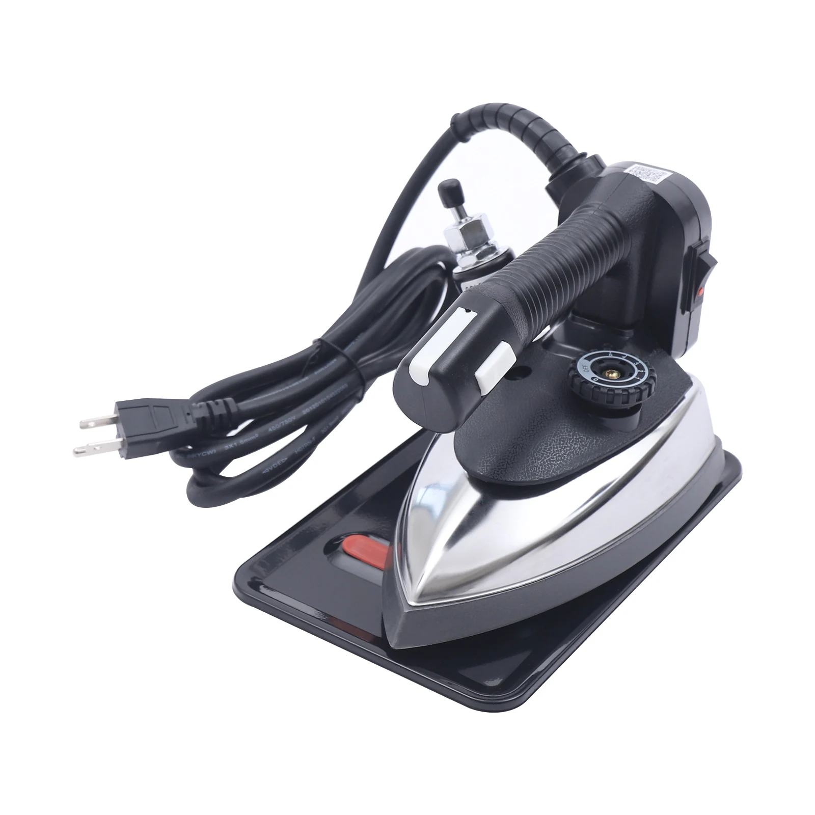 110v 1000w Industrial Gravity Feed Steam Iron Set with Non-Stick Laminate Sole Plate Water Bottle julydream wood laminate flooring installation fitting kit with tapping block mallet 7 15mm