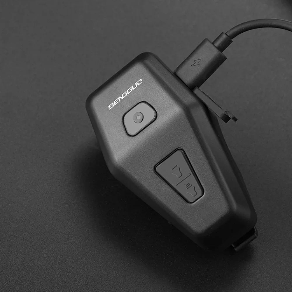 Motorcycle Electric Horn USB Rechargeable Bike Warning Safety Bell Waterproof Electronic Bicycle Horn Bike Accessories