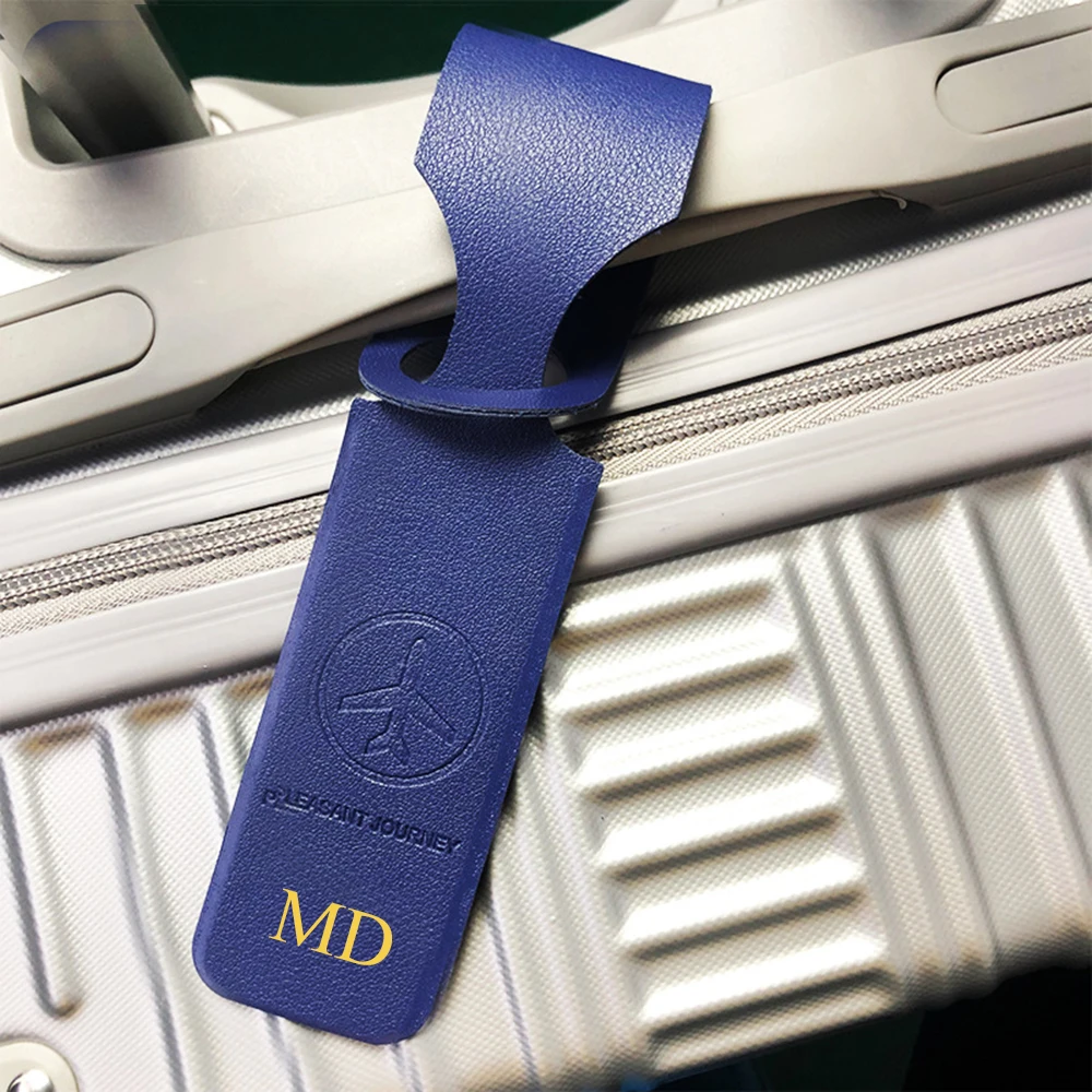 Customn Letters Luggage Tag Fashion Small Address Airplane Suitcase Identifier Tag DIY Logo Personalize Gift Travel Accessories